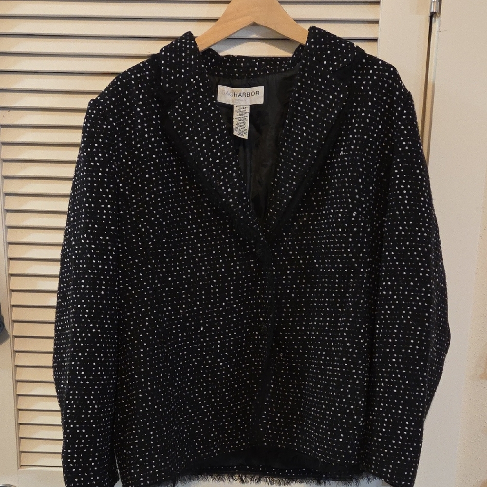 Sag Harbor Black and White Blazer